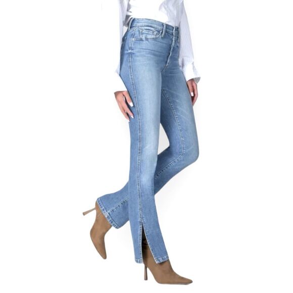 BLACK ORCHID NWT Logan Slit Hem Jean in Drinks On Me wash- Size 26- 80s‎ 90s - Picture 1 of 15